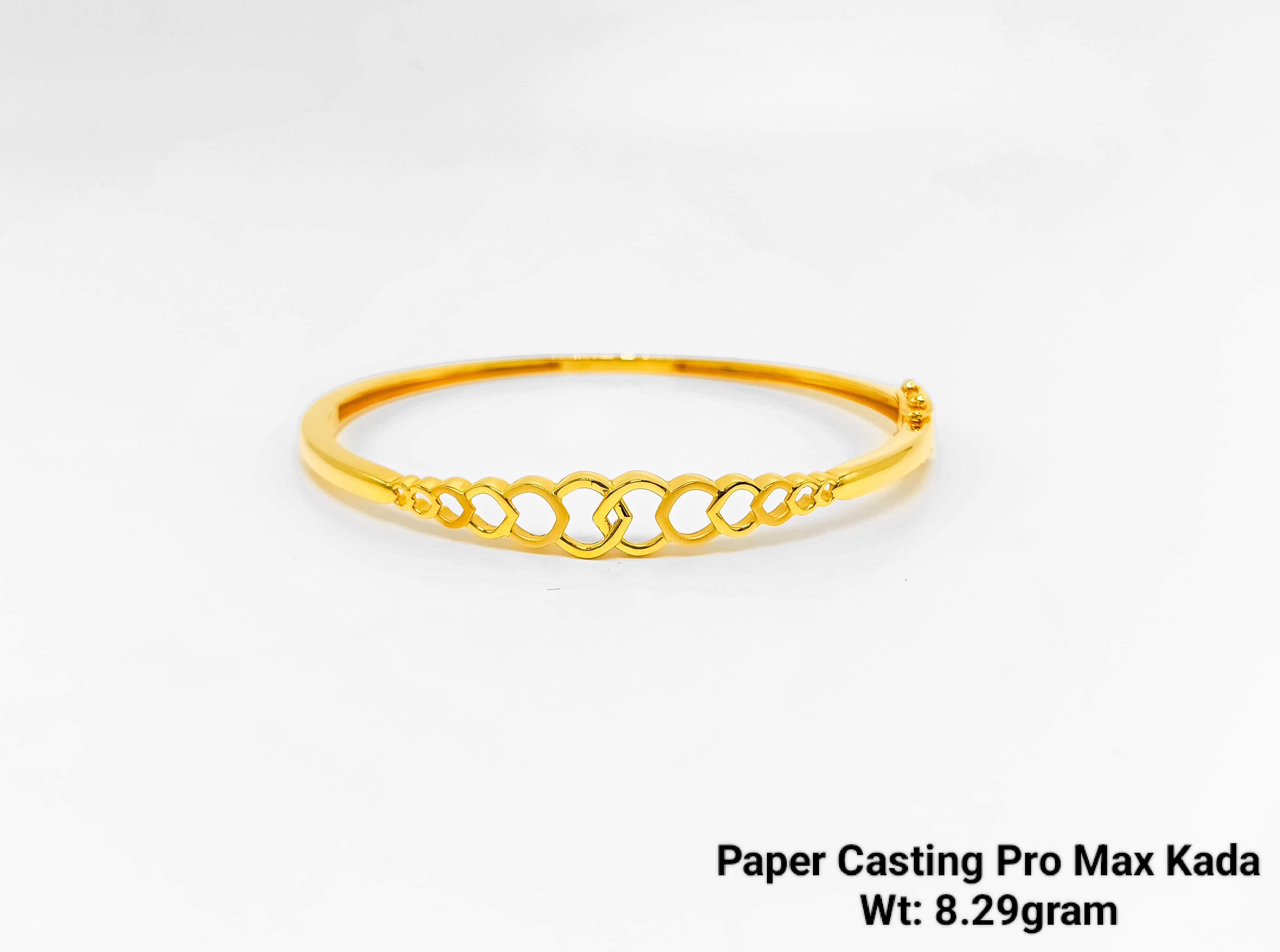 Interlinked Heart Design Paper Casting Pro Max Kada (8.29 Gram)