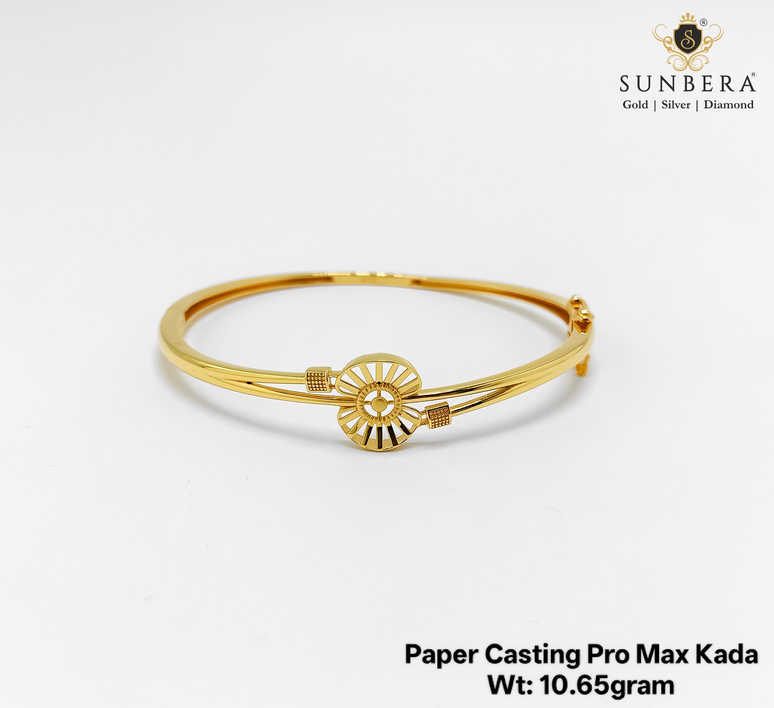 Sunbera Paper Casting Pro Max Gold Kada (10.48 grams)