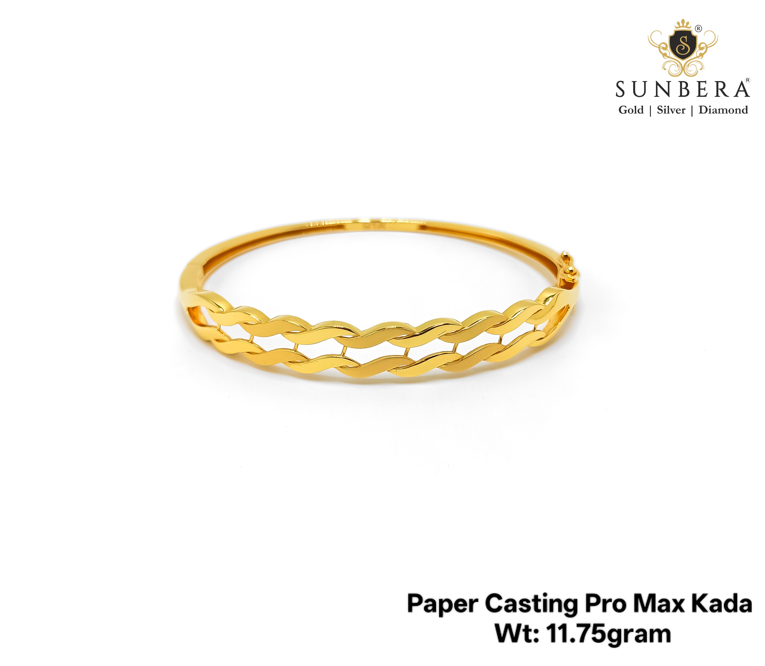 Paper Casting Pro Max Gold Kada – 11.75 Grams (22K)
